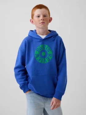 Sudadera con capucha Robert Indiana Vintagesoft para niños