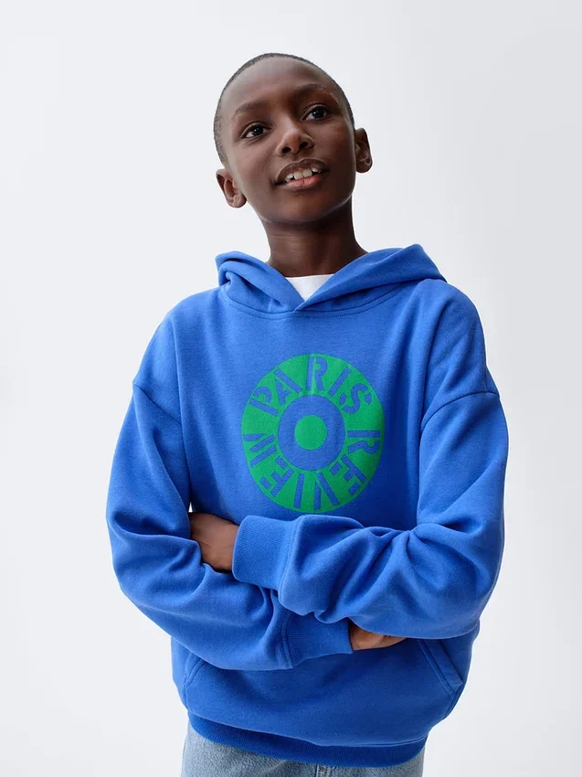 Sudadera con capucha Robert Indiana Vintagesoft para niños