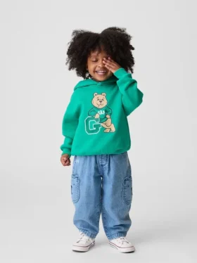 Sudadera con capucha Vintagesoft de corte holgado para Bebé y Niño