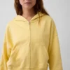 Sudadera con capucha y cremallera de felpa Vintagesoft