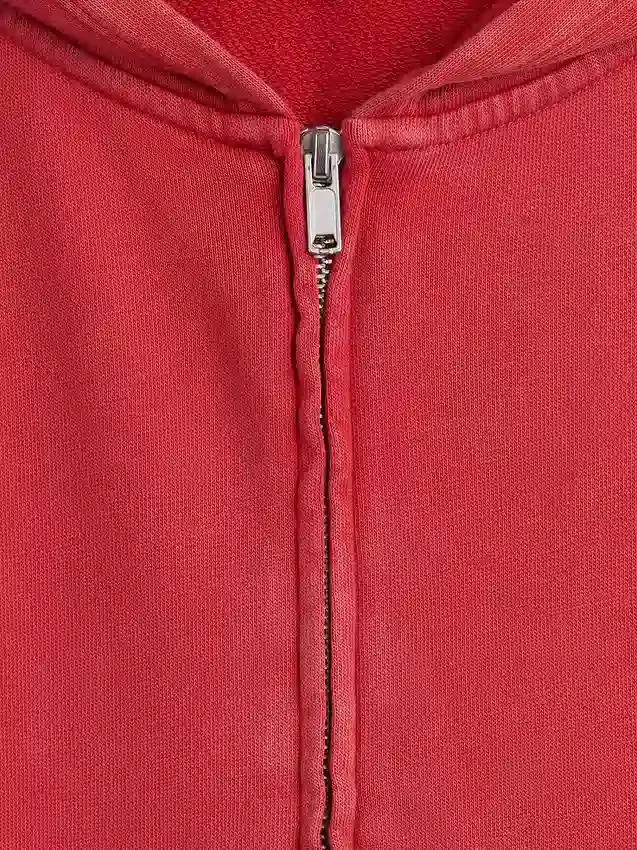 Sudadera con capucha y cremallera de felpa Vintagesoft