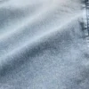 Sudadera con capucha y cremallera de mezclilla de punto para niños