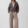 Sudadera con capucha y cremallera de punto Shaker oversize de CashSoft