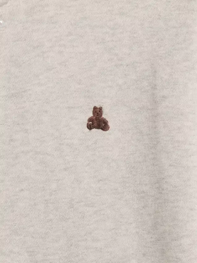 Sudadera con capucha y cremallera extragrande Vintagesoft para niños