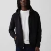 Sudadera con capucha y cremallera holgada Vintagesoft para adultos