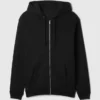 Sudadera con capucha y cremallera holgada Vintagesoft para adultos