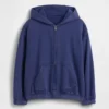 Sudadera con capucha y cremallera holgada Vintagesoft para niños