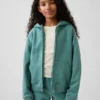 Sudadera con capucha y cremallera holgada Vintagesoft para niños