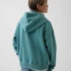 Sudadera con capucha y cremallera holgada Vintagesoft para niños