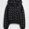 Sudadera con capucha y cremallera oversize con logo Vintagesoft para niños