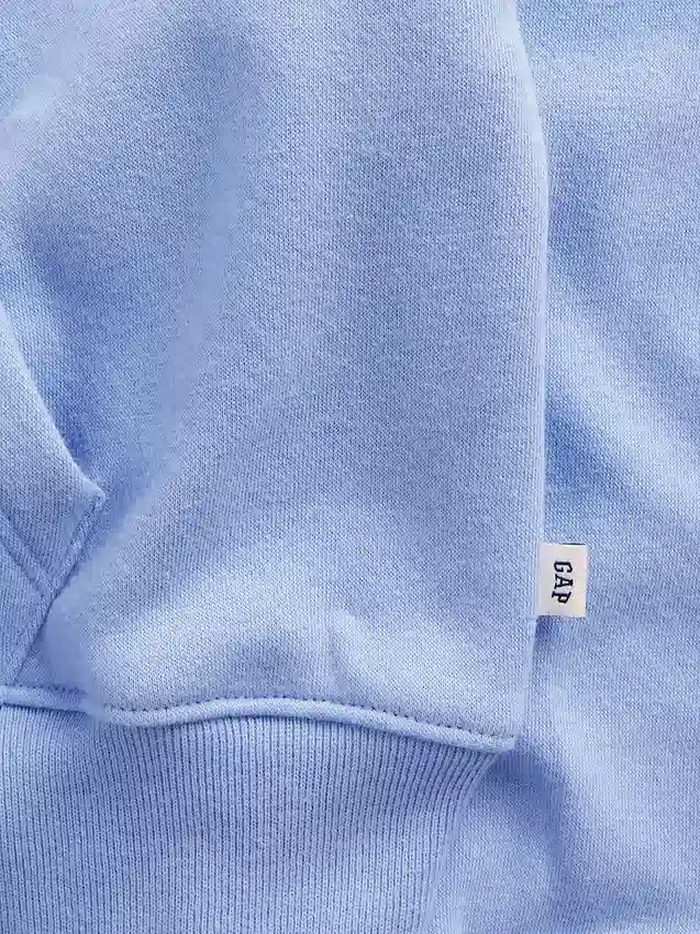 Sudadera con capucha y cremallera oversize con logo Vintagesoft para niños