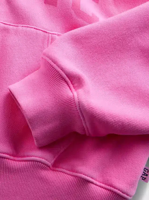Sudadera con capucha y cremallera oversize con logo Vintagesoft para niños