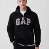 Sudadera con capucha y cremallera para adultos Vintagesoft Arch Logo