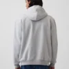 Sudadera con capucha y cremallera para adultos Vintagesoft Arch Logo