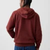 Sudadera con capucha y cremallera para adultos Vintagesoft Arch Logo