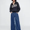 Sudadera con capucha y cremallera para adultos Vintagesoft Arch Logo