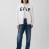 Sudadera con capucha y cremallera para adultos Vintagesoft Arch Logo