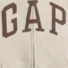 Sudadera con capucha y cremallera para niños con logotipo Vintagesoft