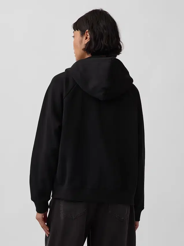 Sudadera con capucha y cremallera Vintagesoft
