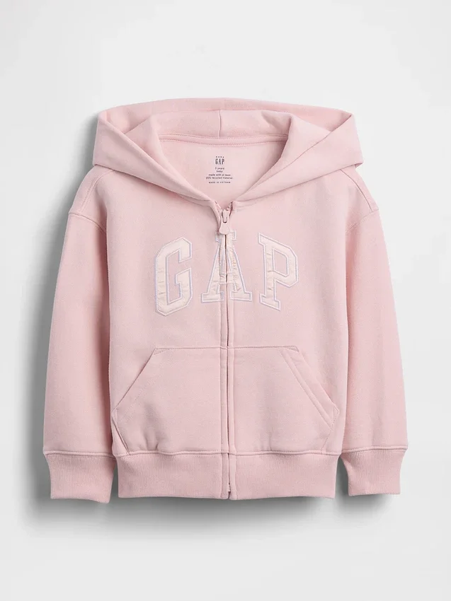 Sudadera con capucha y cremallera Vintagesoft para Bebé y Niño