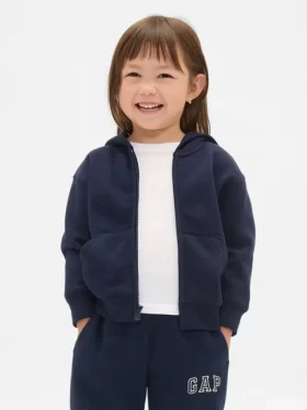 Sudadera con capucha y cremallera Vintagesoft para Bebé y Niño