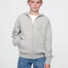 Sudadera con capucha y cremallera Vintagesoft para niños