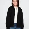 Sudadera con capucha y cremallera Vintagesoft para niños