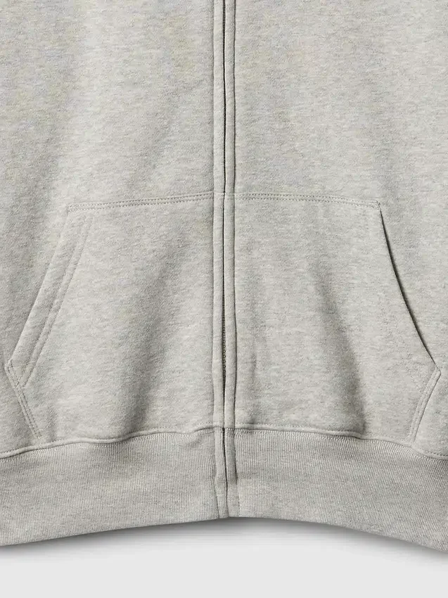 Sudadera con capucha y cremallera Vintagesoft para niños