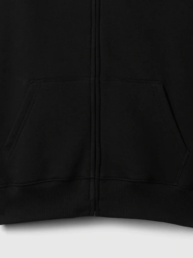 Sudadera con capucha y cremallera Vintagesoft para niños