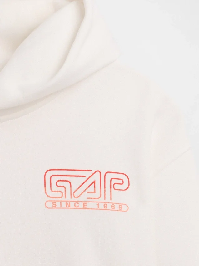 Sudadera con capucha y diseño gráfico Vintagesoft para niños, de corte holgado