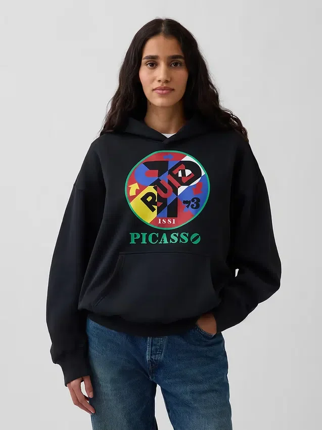 Sudadera con capucha y diseño «Vintagesoft» de Robert Indiana