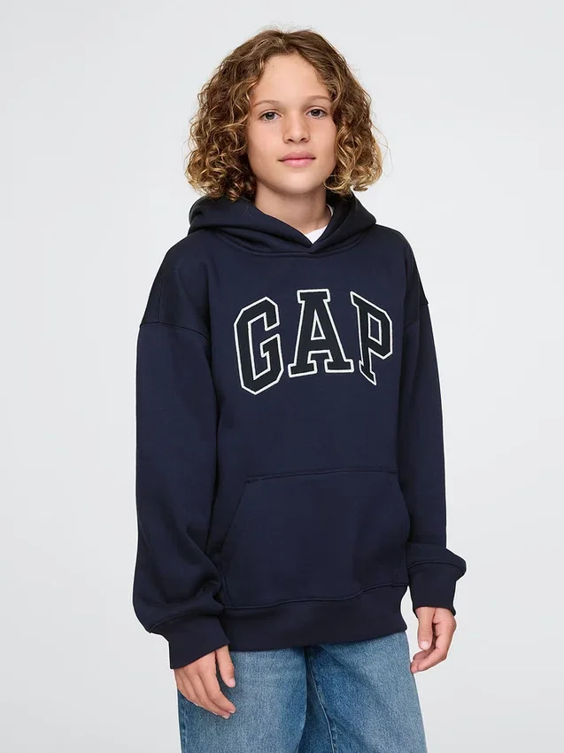 Sudadera con capucha y logotipo Vintagesoft para niños