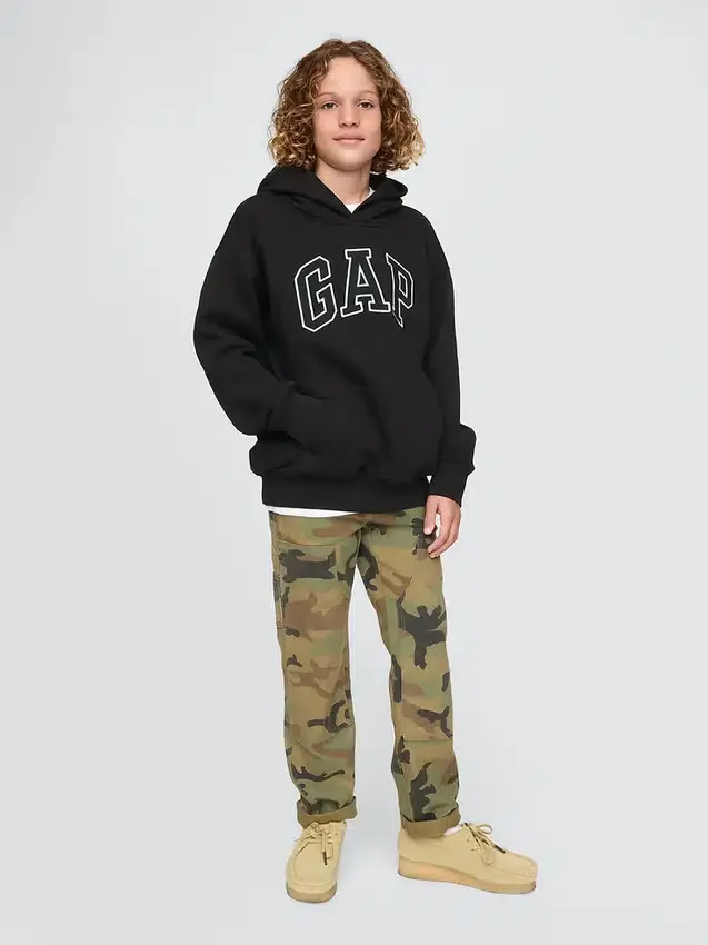 Sudadera con capucha y logotipo Vintagesoft para niños