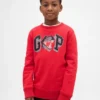 Sudadera con logotipo gráfico para niños