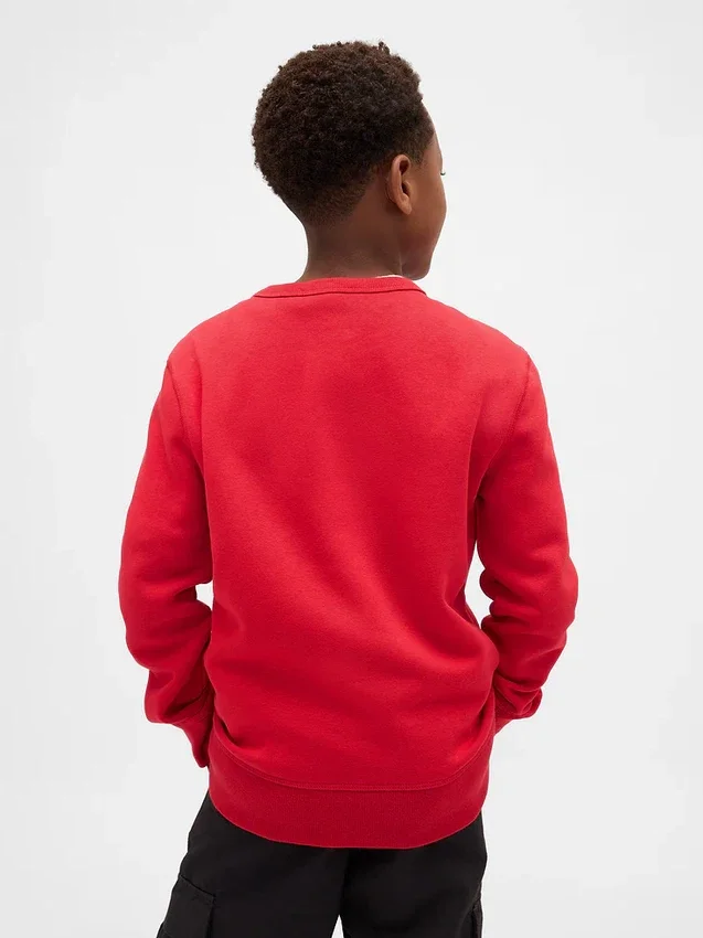 Sudadera con logotipo gráfico para niños