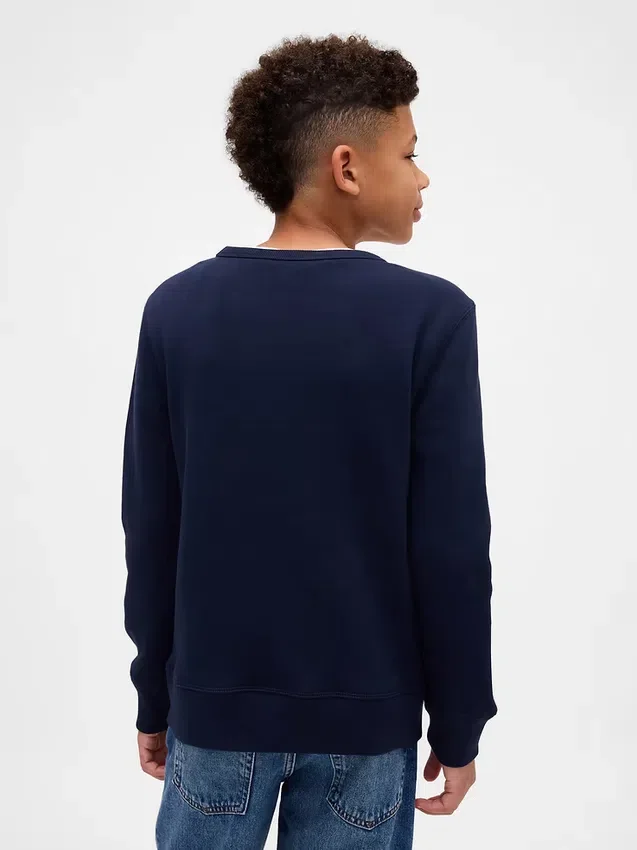 Sudadera con logotipo gráfico para niños