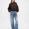 Sudadera de cuello redondo con cuña Vintagesoft