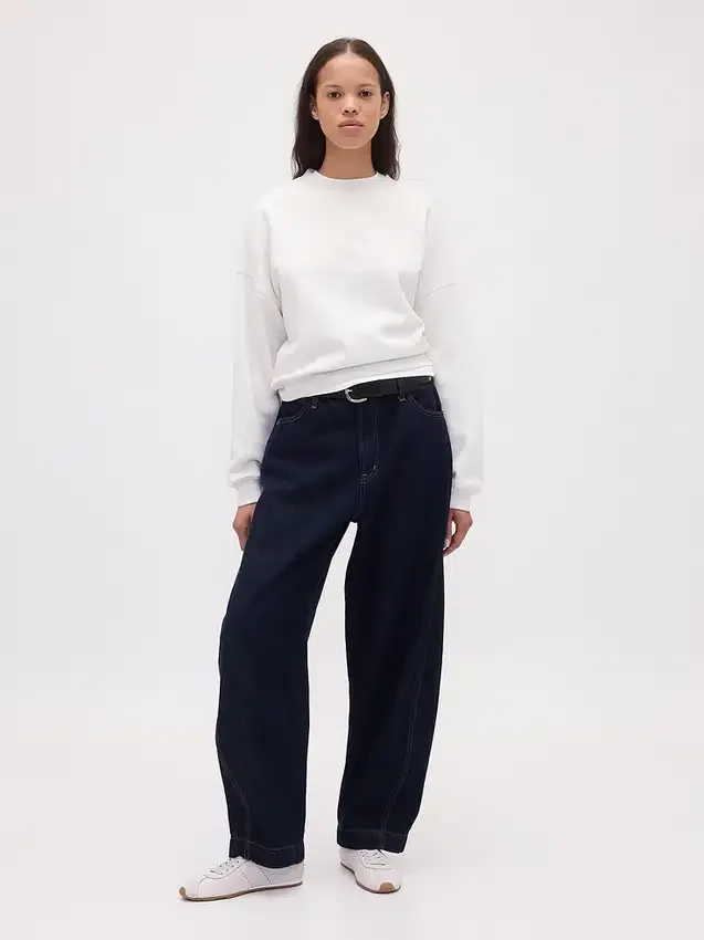 Sudadera de cuello redondo con cuña Vintagesoft