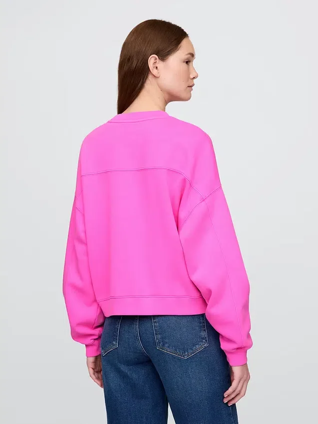 Sudadera de cuello redondo con cuña Vintagesoft