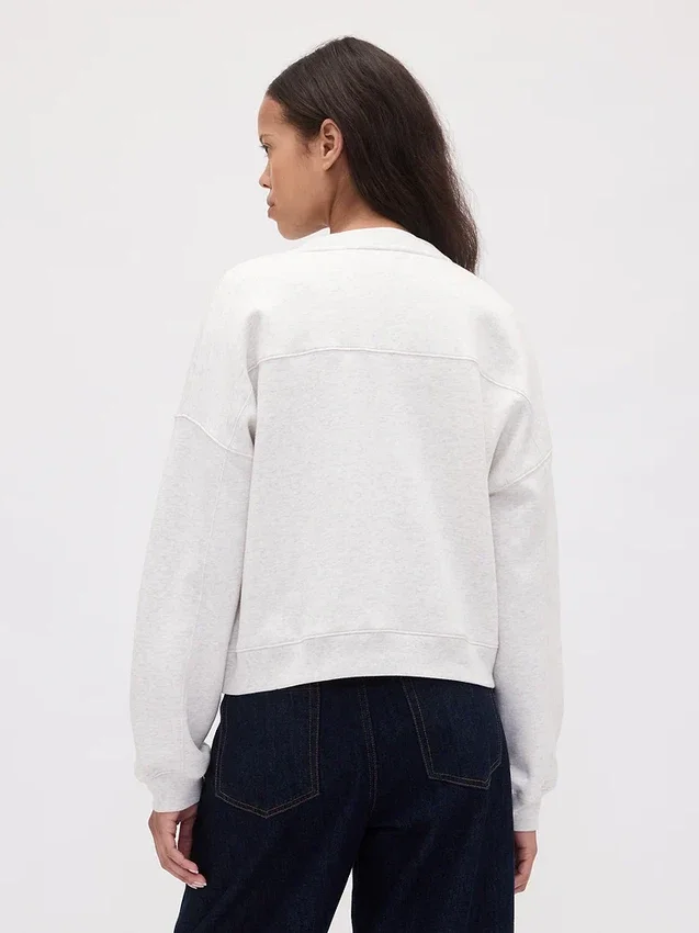 Sudadera de cuello redondo con cuña Vintagesoft