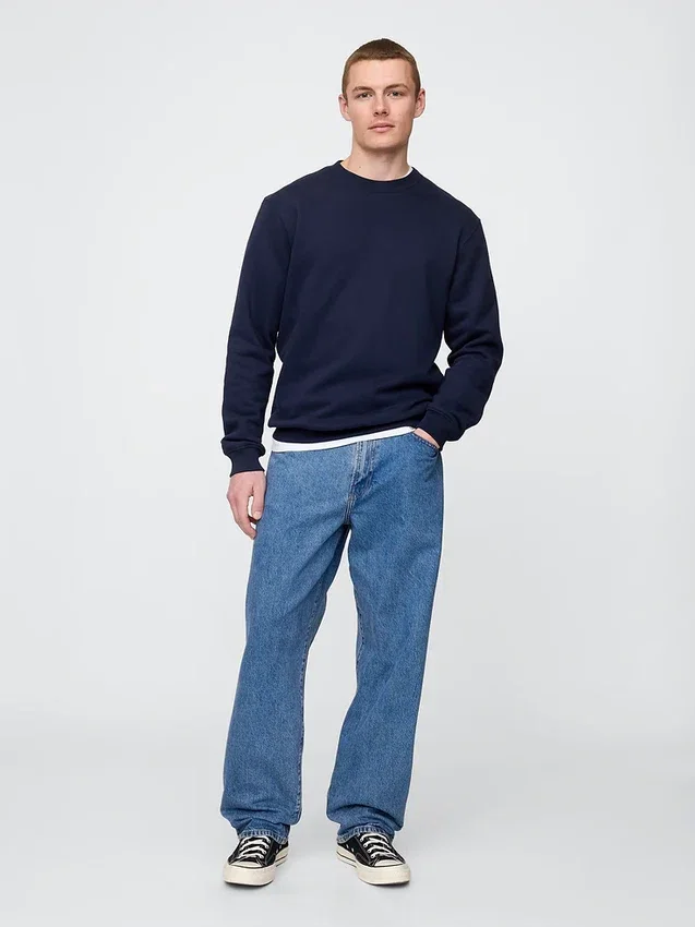 Sudadera de cuello redondo Vintagesoft para adultos