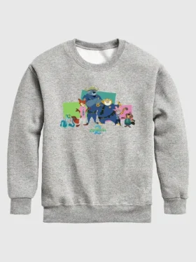 Sudadera de felpa para niños pequeños con personajes de Zootopia de Disney