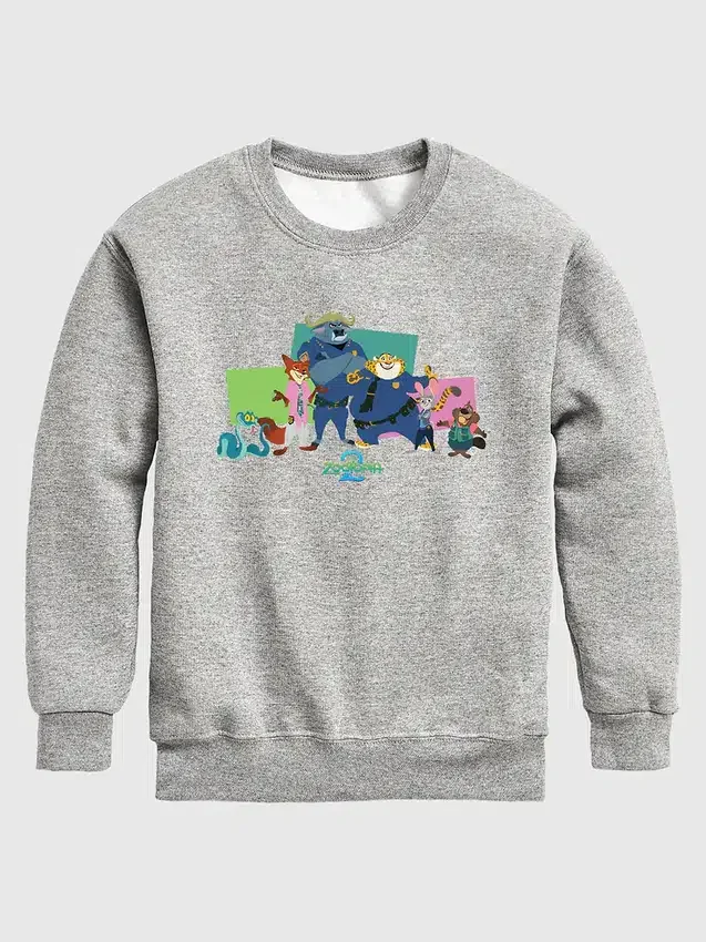 Sudadera de felpa para niños pequeños con personajes de Zootopia de Disney