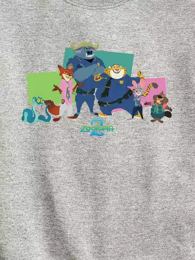 Sudadera de felpa para niños pequeños con personajes de Zootopia de Disney