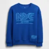 Sudadera infantil con diseño gráfico de corte holgado