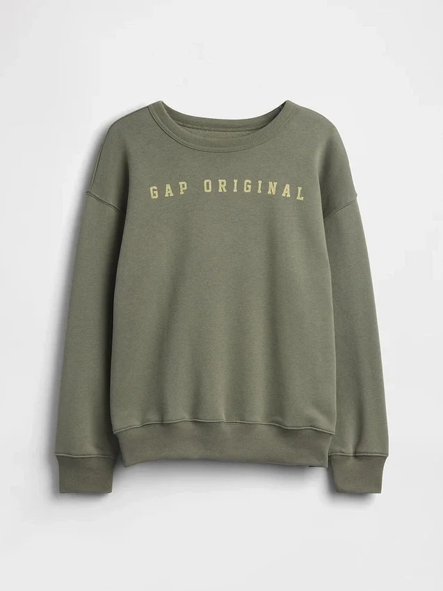 Sudadera infantil con diseño gráfico de corte holgado