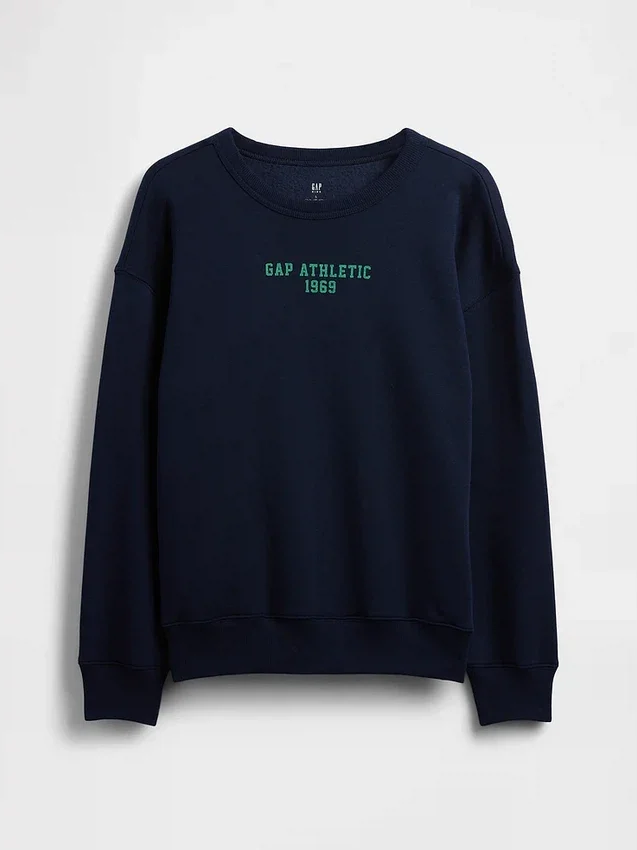 Sudadera infantil con diseño gráfico de corte holgado