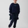Sudadera infantil con diseño gráfico de corte holgado