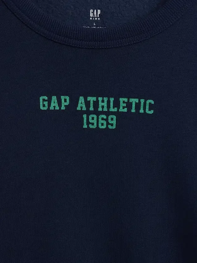 Sudadera infantil con diseño gráfico de corte holgado
