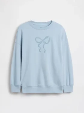 Sudadera infantil oversize de felpa Vintagesoft con estampado gráfico